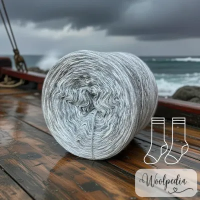 Woolpedia Socks Stürmische See - modal designer sock yarn