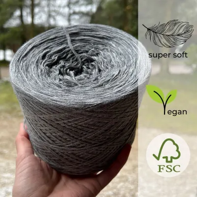 Woolpedia Colors Silberne Wolken gradient yarncake (cotton-mix)