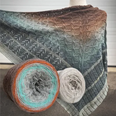 Woolpedia Colors Kaizen Shawl yarn kit - 1400m (modal)