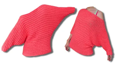 Valentine pullover crochet pattern video &amp; PDF