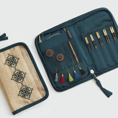 Lantern Moon Legacy interchangeable circular knitting needles kit 5" 3-8