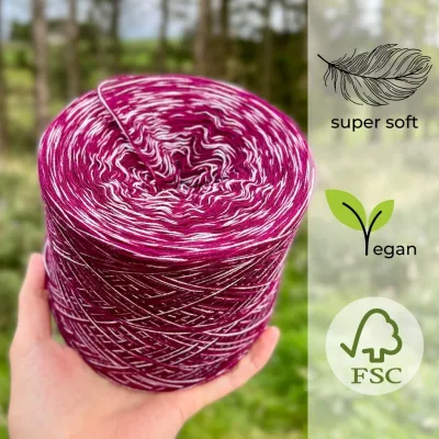 Woolpedia Colors Kirschstrudel gradient yarncake (cotton-mix)