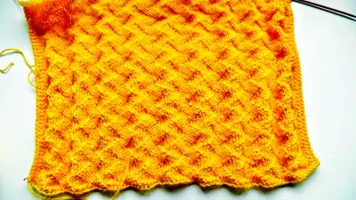 ZigZag stitch knitting pattern video &amp; JPG - Woolpedia
