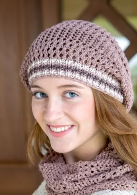 Gründl Cottonwood lace beanie - video &amp; PDF knitting tutorial