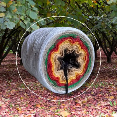 Woolpedia Colors Haselnusswald gradient yarncake (modal)