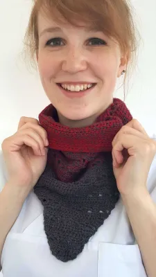 Kragentuch Triangel Häkelanleitung Video &amp; PDF