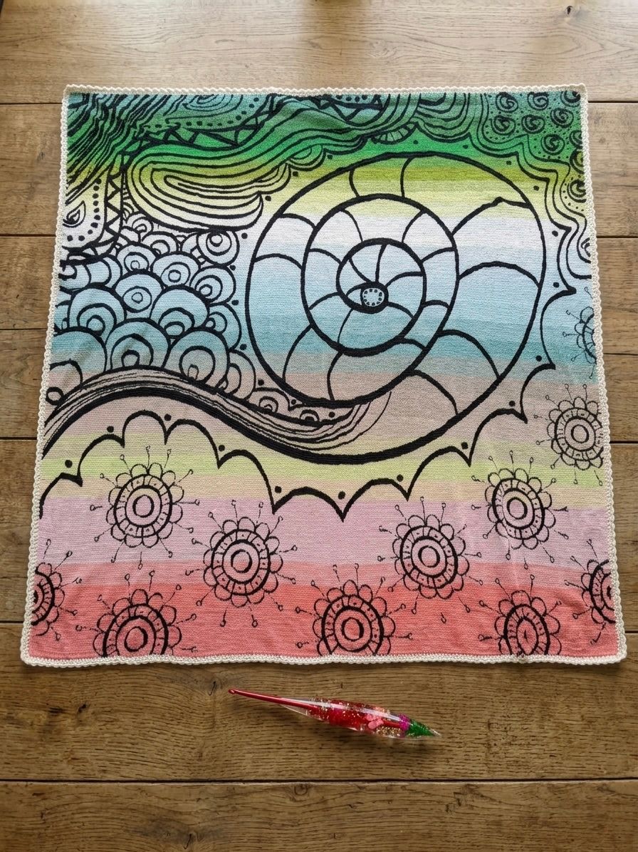 Blanket CAL "Sound of the Ocean" crochet tutorial PDF - Woolpedia Blanket CAL "Sound of the Ocean" crochet tutorial PDF - Woolpedia