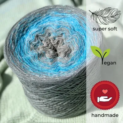 Woolpedia Colors Wolkendecke II glitter yarncake (modal)
