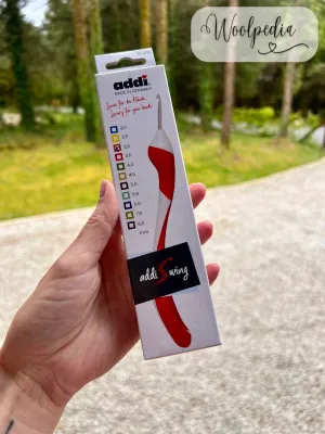 Addi Swing ergonomic crochet hook