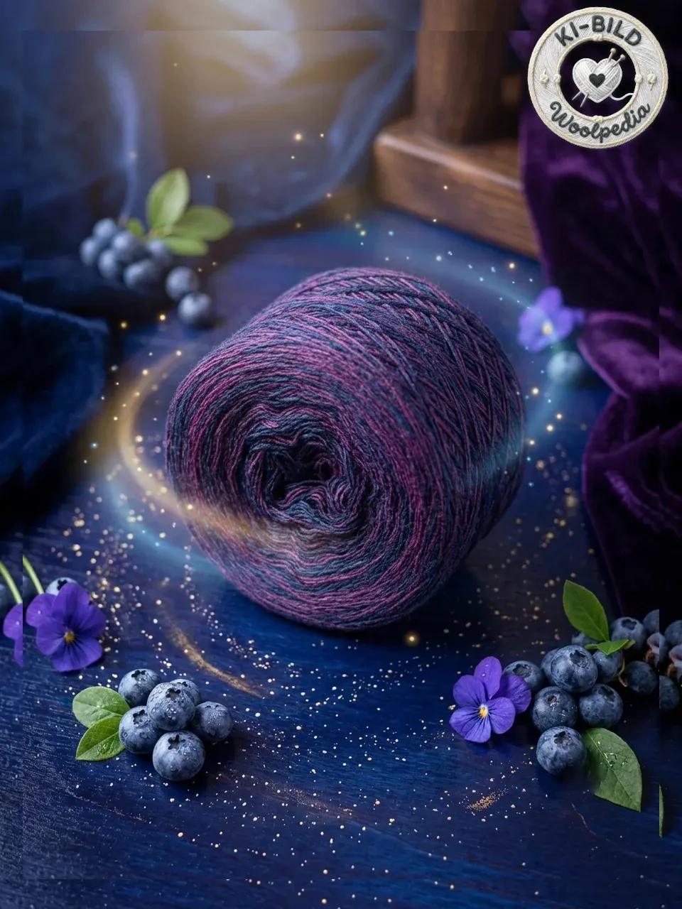 Woolpedia Colors Blueberry Nights gradient yarncake (cotton-mix)