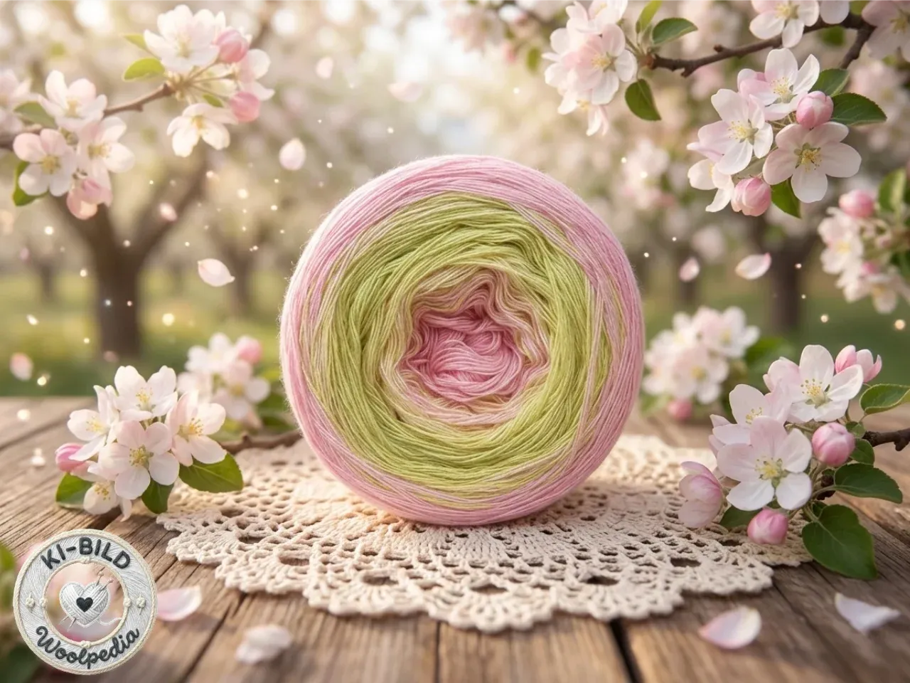 Woolpedia Colors Apfelblüte gradient yarncake (modal)