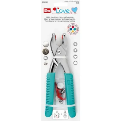 Prym Love Vario Pliers Mint for Snaps / Hole Punch / Eyelet Pliers Prym Love Vario Pliers Mint for Snaps / Hole Punch / Eyelet Pliers