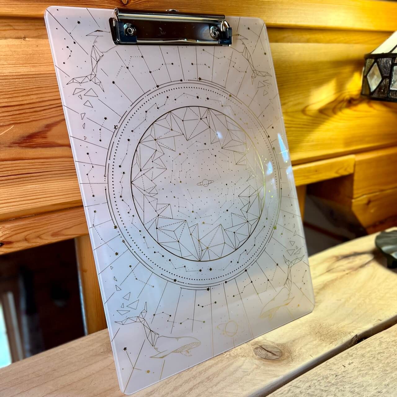 Elegant A4 Acrylic Pattern Holder / Clipboard