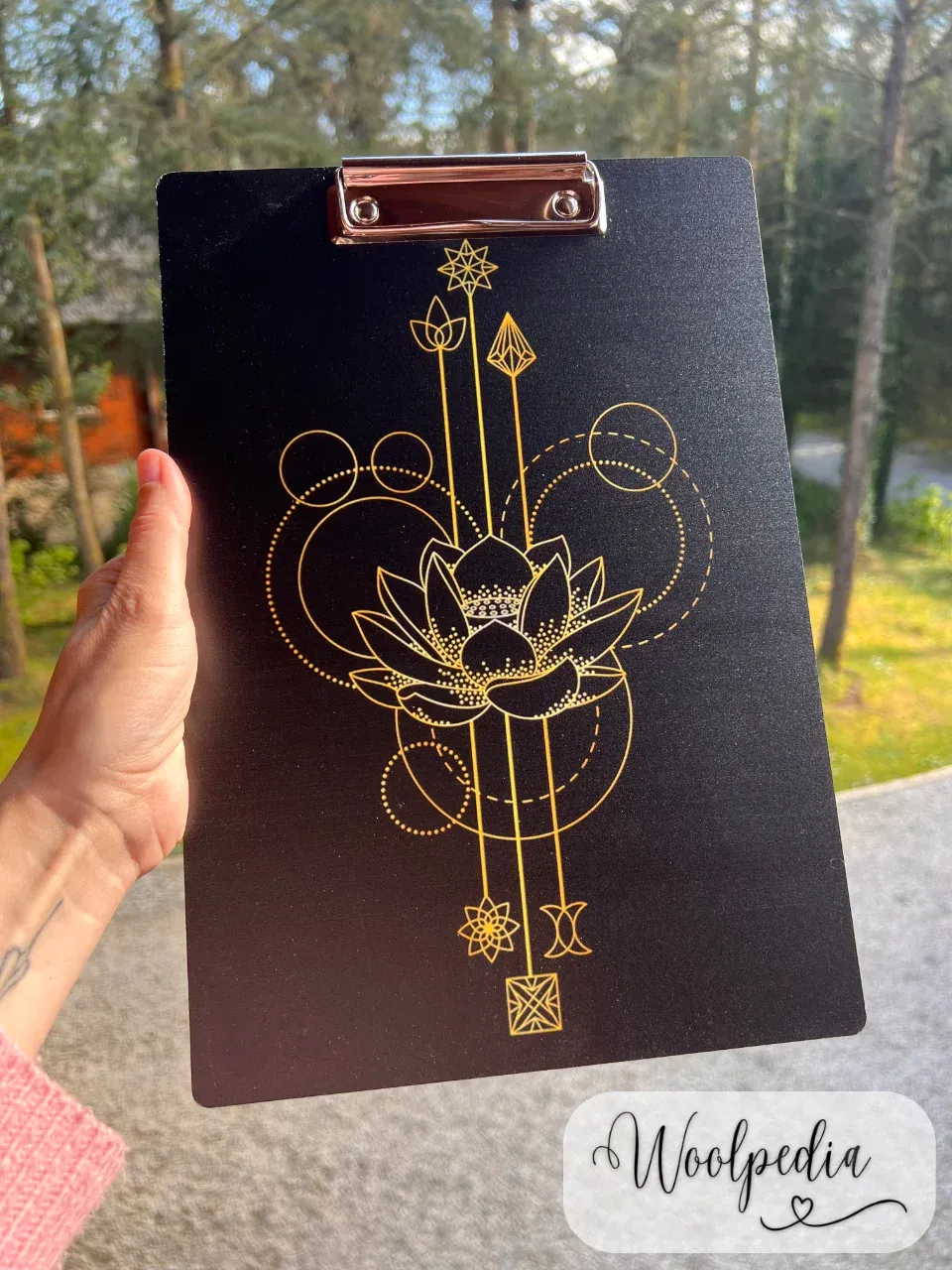 Elegant A4 Acrylic Pattern Holder / Clipboard