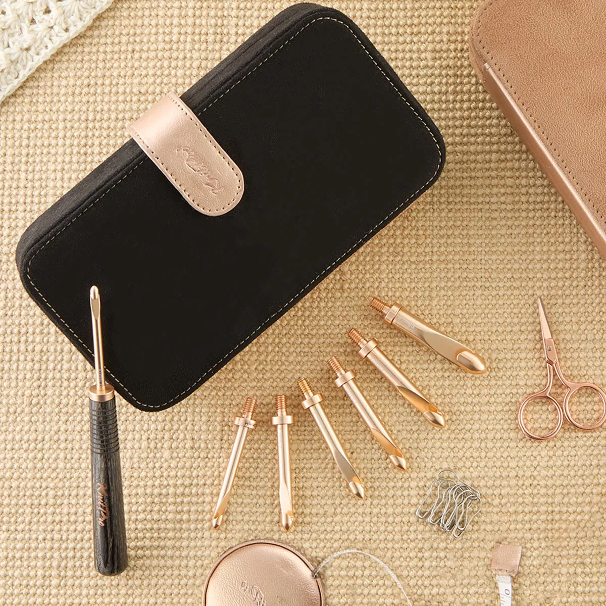 KnitPro Oasis interchangeable crochet hooks kit