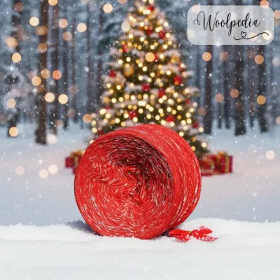 Woolpedia Christmas glitter yarncake (Modal)