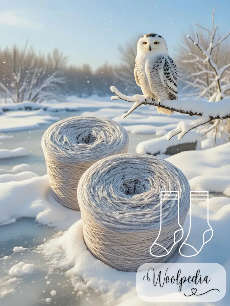 Woolpedia Socks Schneeeule - modal designer sock yarn