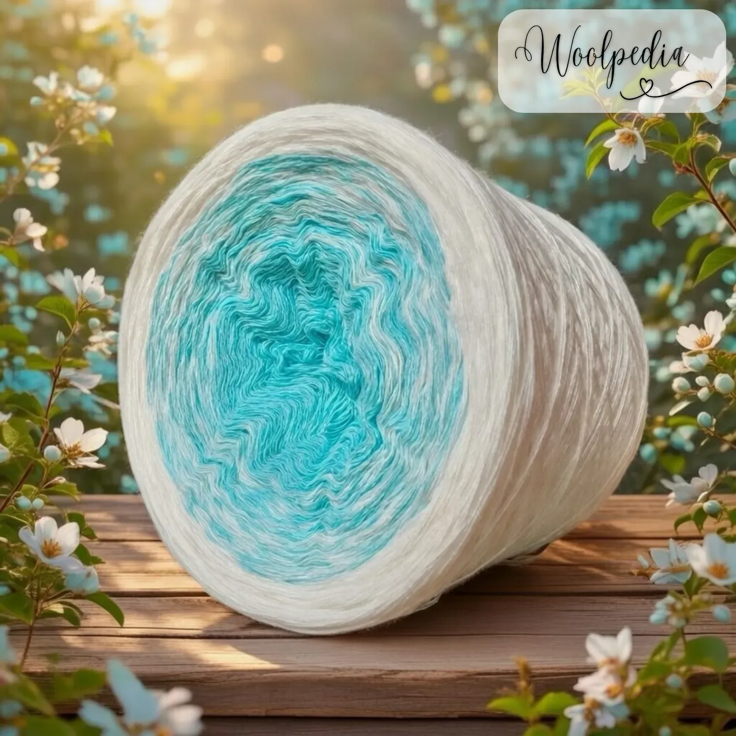 Woolpedia Colors Cassis Blüte gradient yarncake (modal)