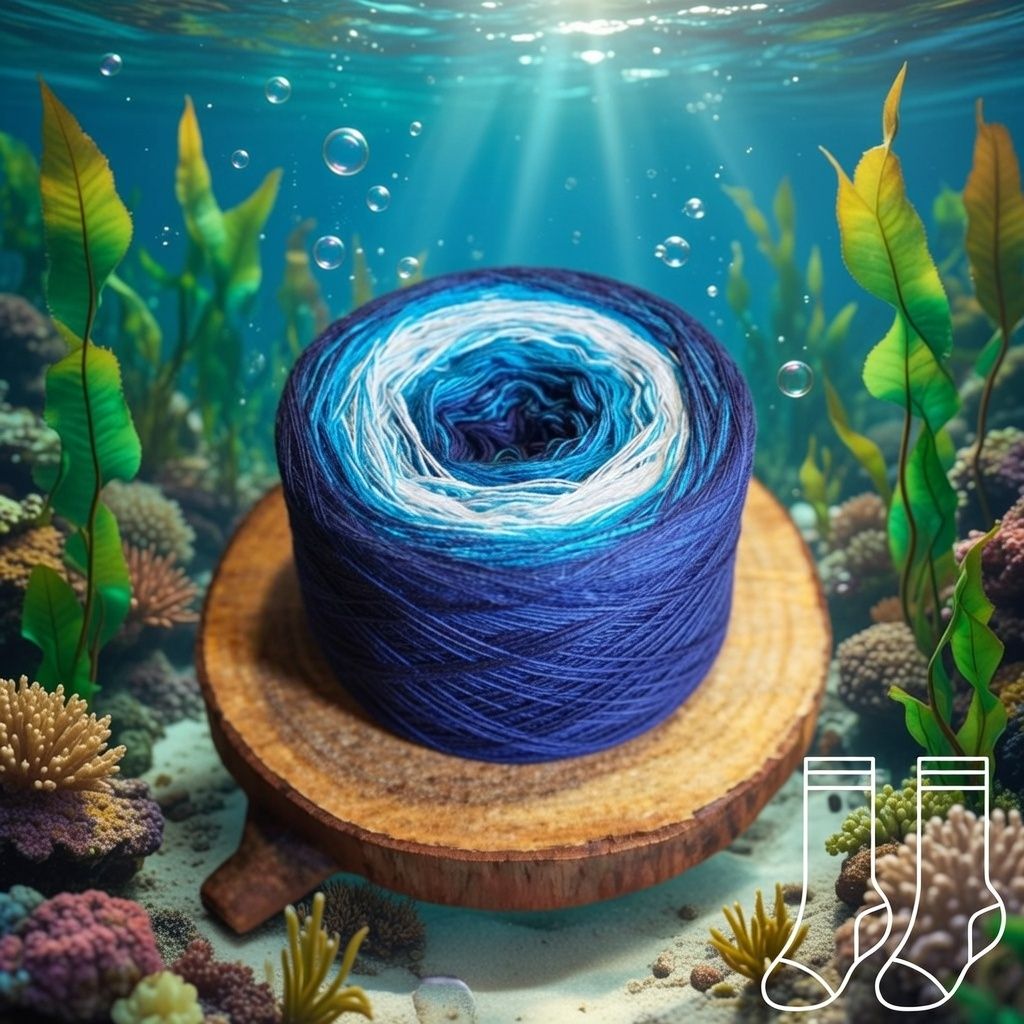 Woolpedia Socks Poseidons Garten - modal gradient sock yarn