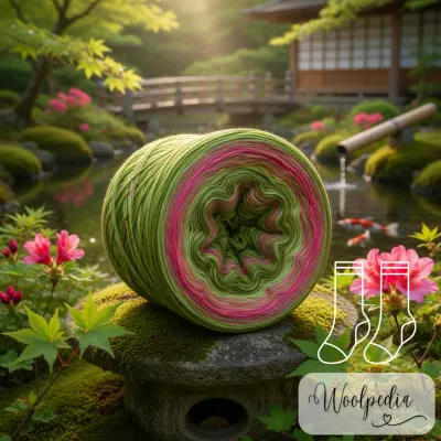 Woolpedia Socks Japanischer Garten - modal gradient sock yarn