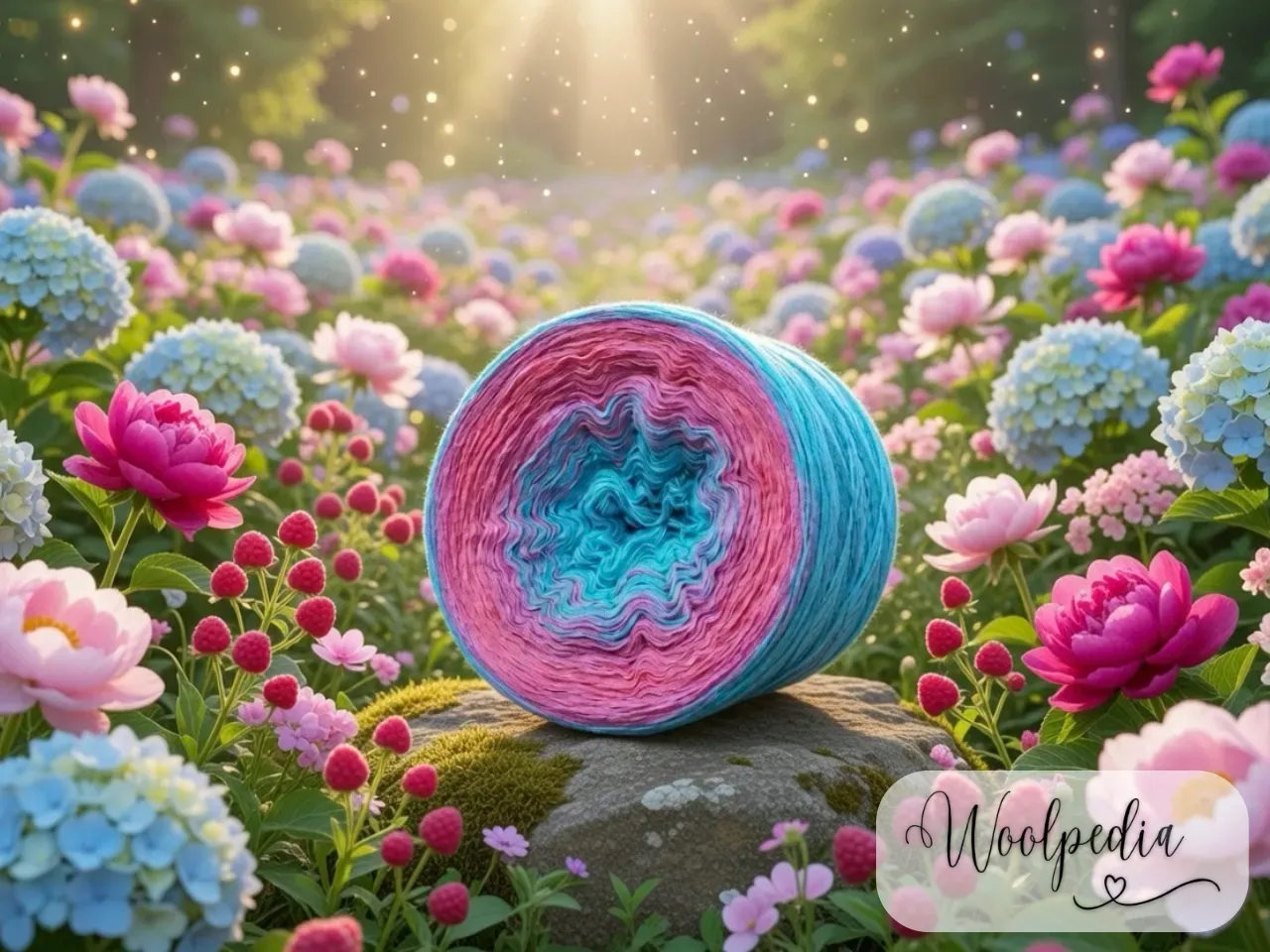 Woolpedia Colors Blütenmeer gradient yarncake (modal)