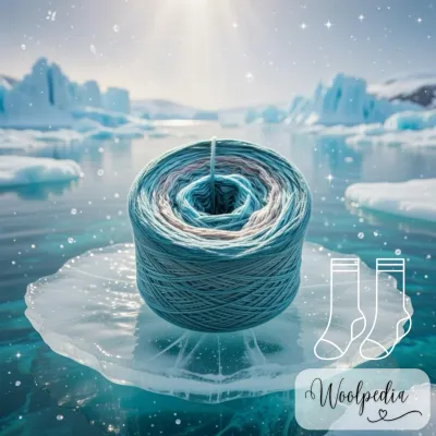 Woolpedia Socks Eisscholle - modal gradient sock yarn