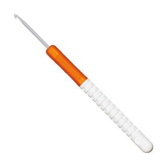 Addi Colour Aluminum Crochet Hook - Durable Plastic Handle, Size: 3 mm