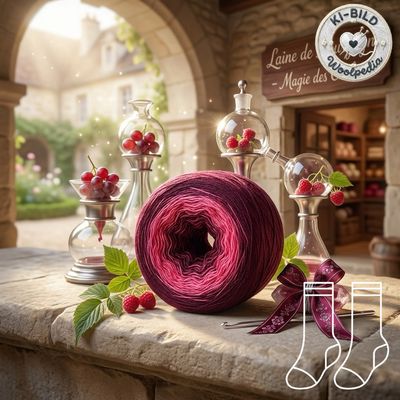 Woolpedia Socks Burgund - modal gradient sock yarn