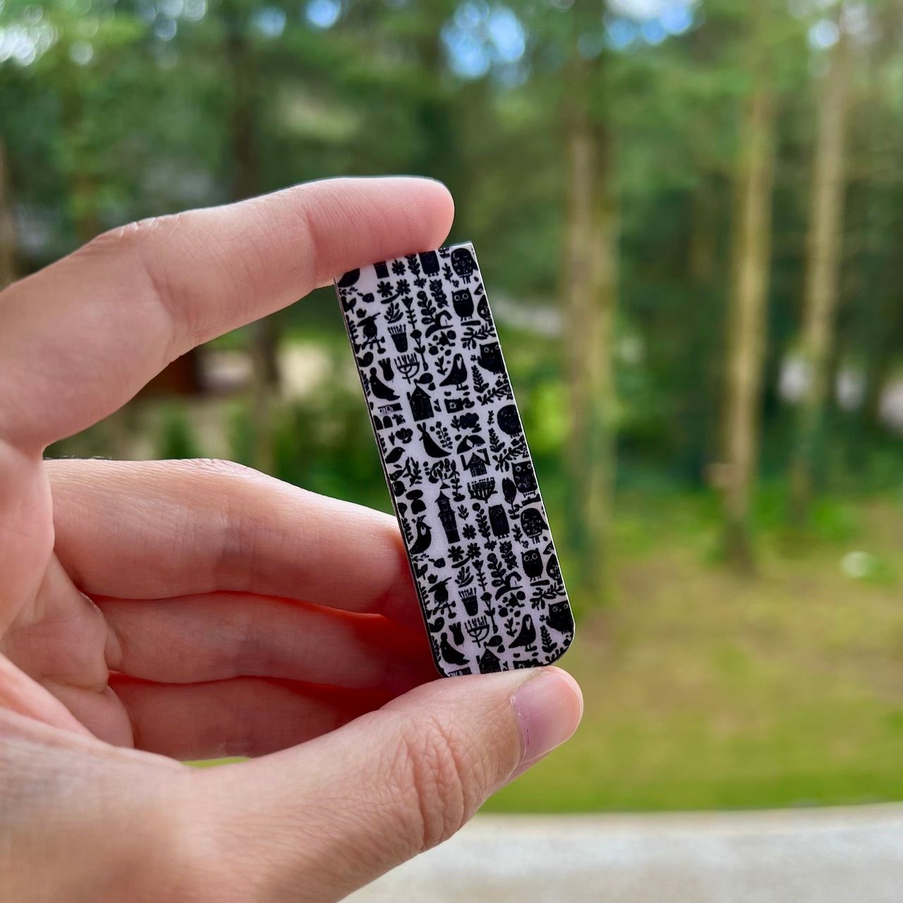 1x Folk Shawl CAL Magnetic Bookmark