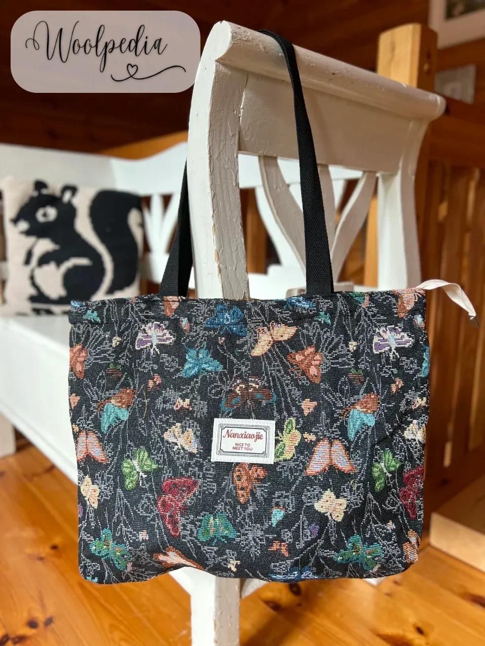 Butterfly Shoulder Project Bag