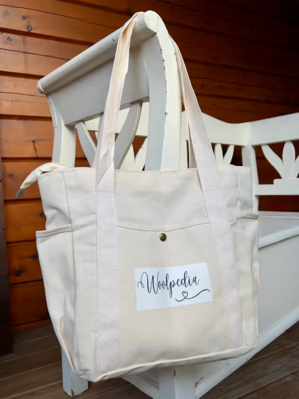 Woolpedia Canvas Project Bag / Shopper