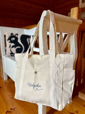 Woolpedia Canvas Project Bag / Shopper