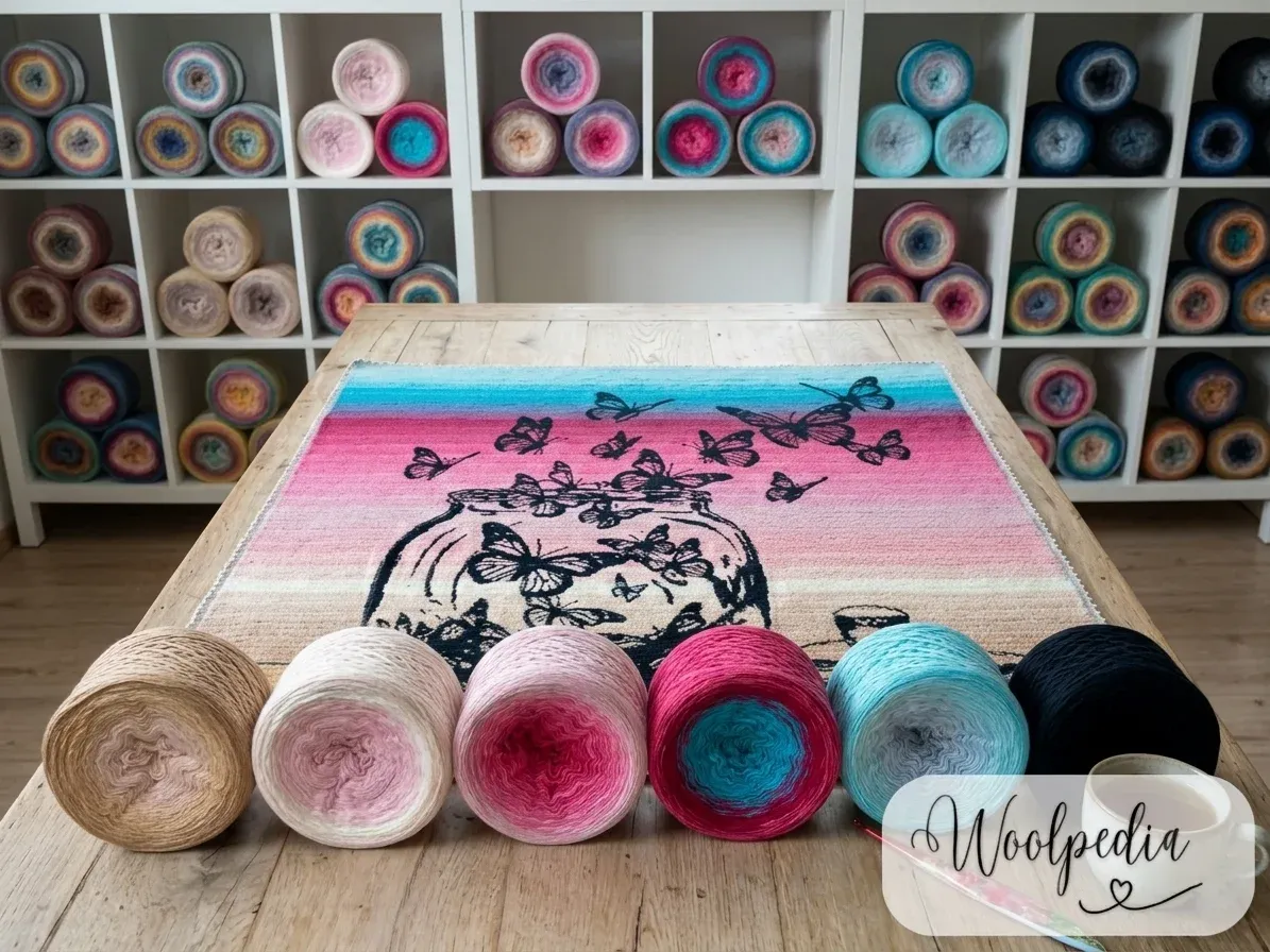 Woolpedia Colors Dreams &amp; Spirits CAL yarn series + PDF crochet pattern - 10700m (modal)