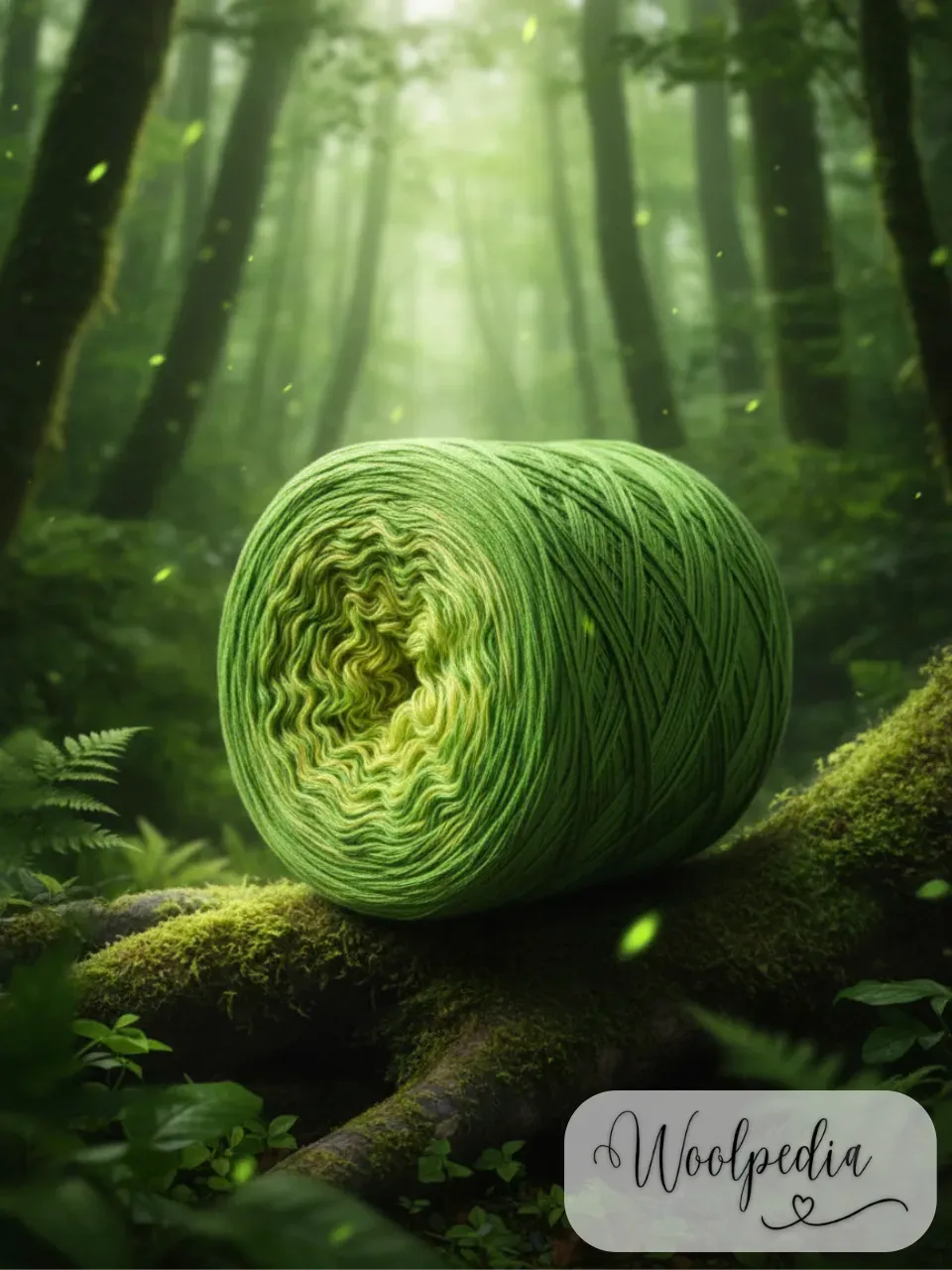 Woolpedia Colors Greenfusion gradient yarncake (modal)