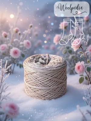 Woolpedia Socks Arctic Rose - modal designer sock yarn