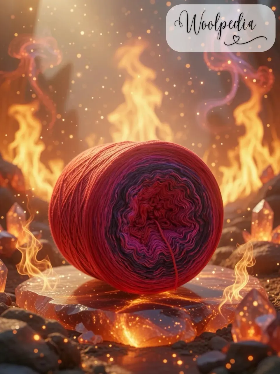 Woolpedia Colors Feuer und Flamme gradient yarncake (modal)