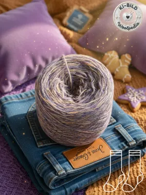 Woolpedia Socks Jeans &amp; Ginger - modal designer sock yarn