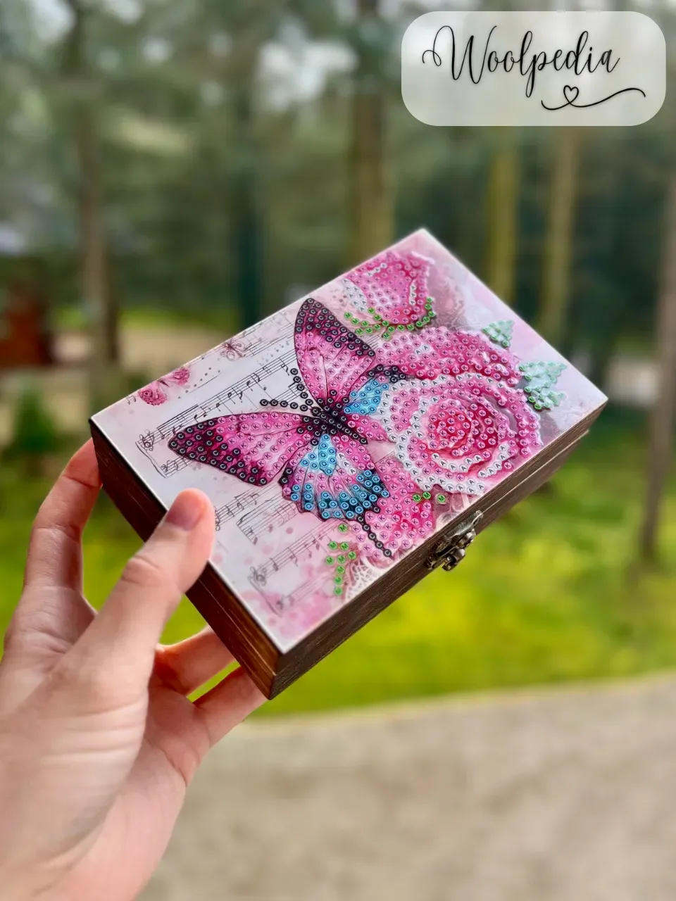 Diamond Painting Jewelry Box "Butterfly" – Creative DIY Set