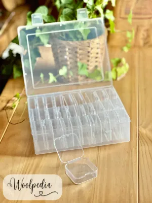 30-Slot Sorting Box / Small Parts Organizer 5x5cm boxes