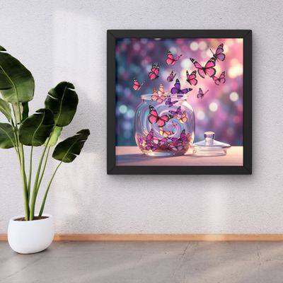 Dreams &amp; Spirits Diamond Painting Canvas 50x50 cm - square &amp; special drills - flocked canvas