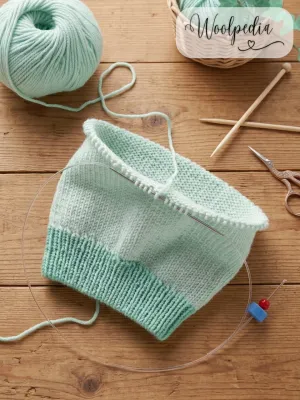 Lifeline &amp; stitch holder for sleeves, socks and lace shawls incl. needle