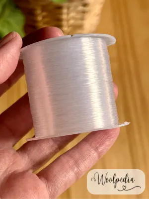 0.2 mm clear Nylon Thread (80 m) for bead embroidery / jewelry