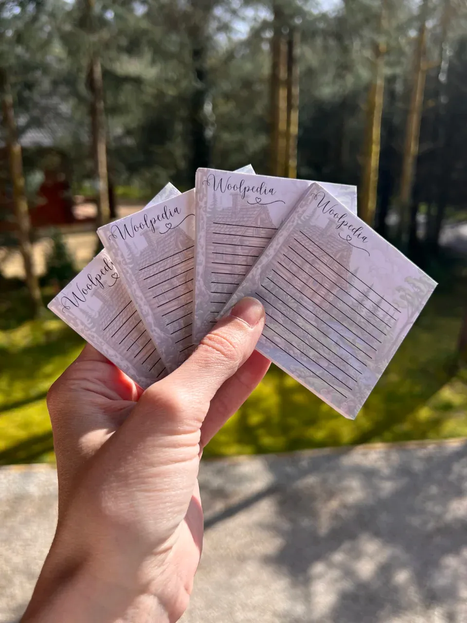 🌲 Woolpedia River Valley Sticky Notes