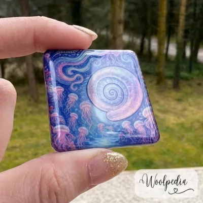 Sound of the Ocean Epoxy sticker