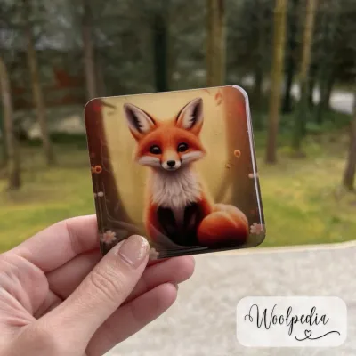 Jasper the Fox Epoxy sticker