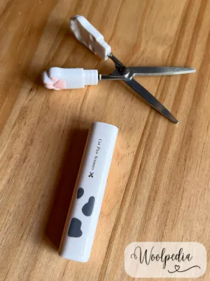 Foldable Cat Paw Scissors with Case
