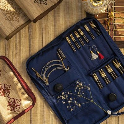 Lantern Moon Heirloom interchangeable circular knitting needles kit 5" 2.5-11 / 3-8mm