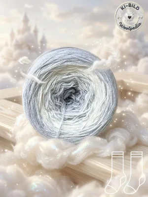 Woolpedia Socks Wolkencreme - modal gradient sock yarn