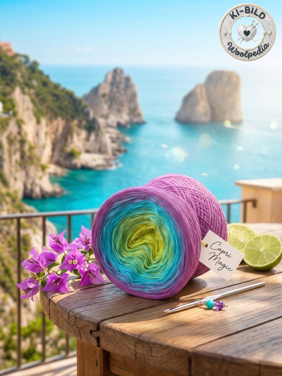 Woolpedia Colors Capri gradient yarncake (cotton-mix)