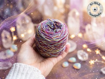 Woolpedia Glitter Designer yarn Cosmic Sparkle (modal) 4ply